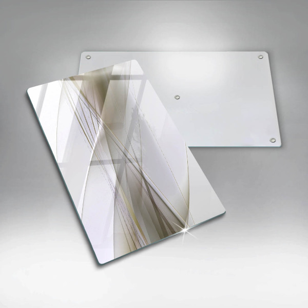 Protège plaque de cuisson Conception de lignes abstraites