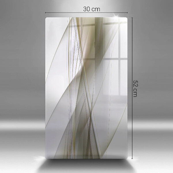 Protège plaque de cuisson Conception de lignes abstraites