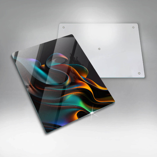 Protège plaque de cuisson Abstraction colorée