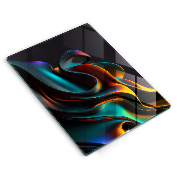 Protège plaque de cuisson Abstraction colorée