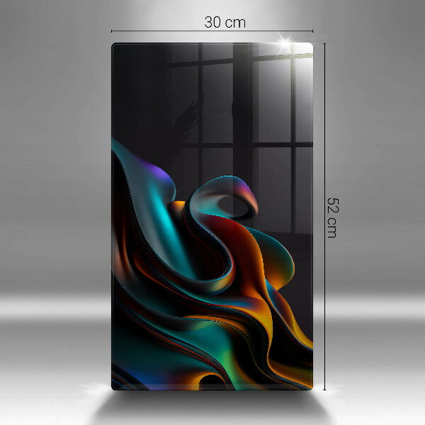 Protège plaque de cuisson Abstraction colorée