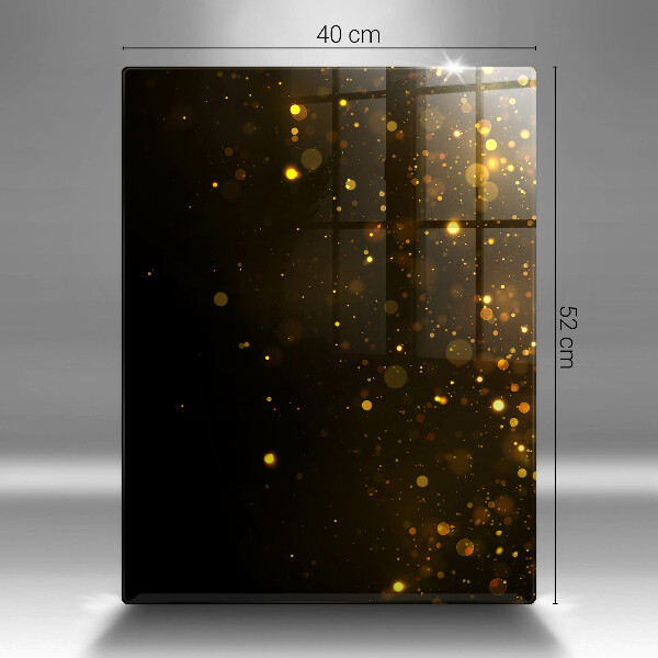 Protège plaque de cuisson Paillettes d'or