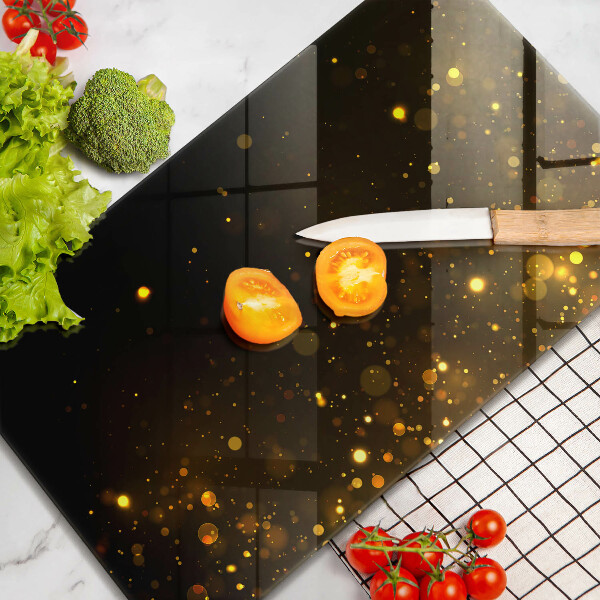 Protège plaque de cuisson Paillettes d'or