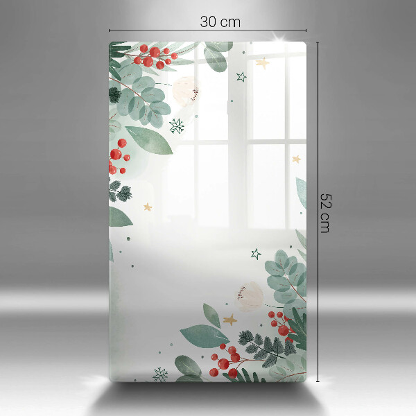 Protège plaque de cuisson Feuilles d'aquarelle