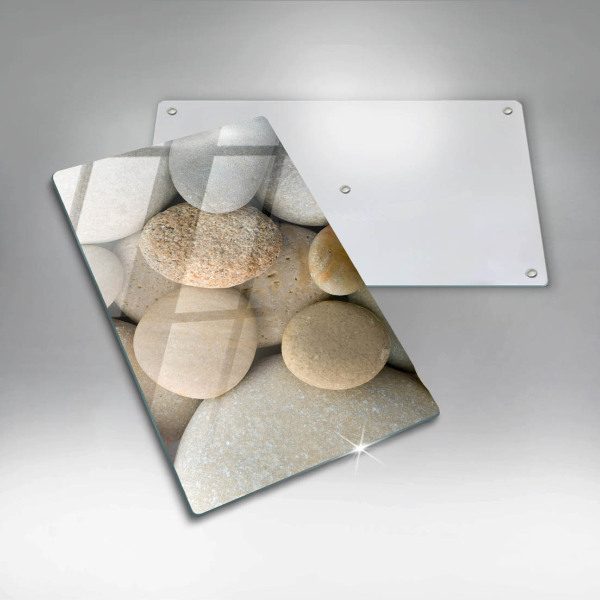 Protège plaque de cuisson Modèle de pierres ovales