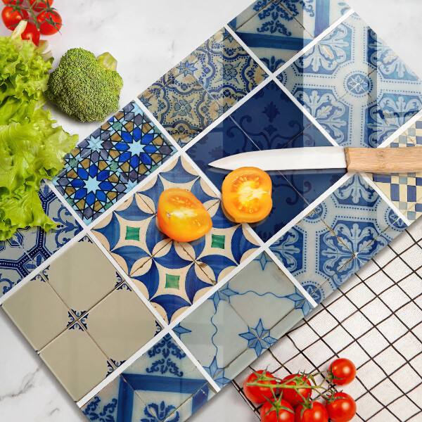Protège plaque de cuisson Carreaux de carreaux décoratifs