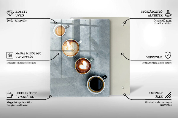 Protège plaque de cuisson Cuisine - tasses à café