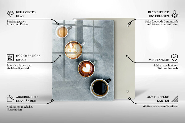 Protège plaque de cuisson Cuisine - tasses à café