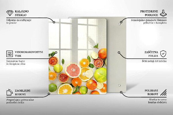 Protège plaque de cuisson Les agrumes