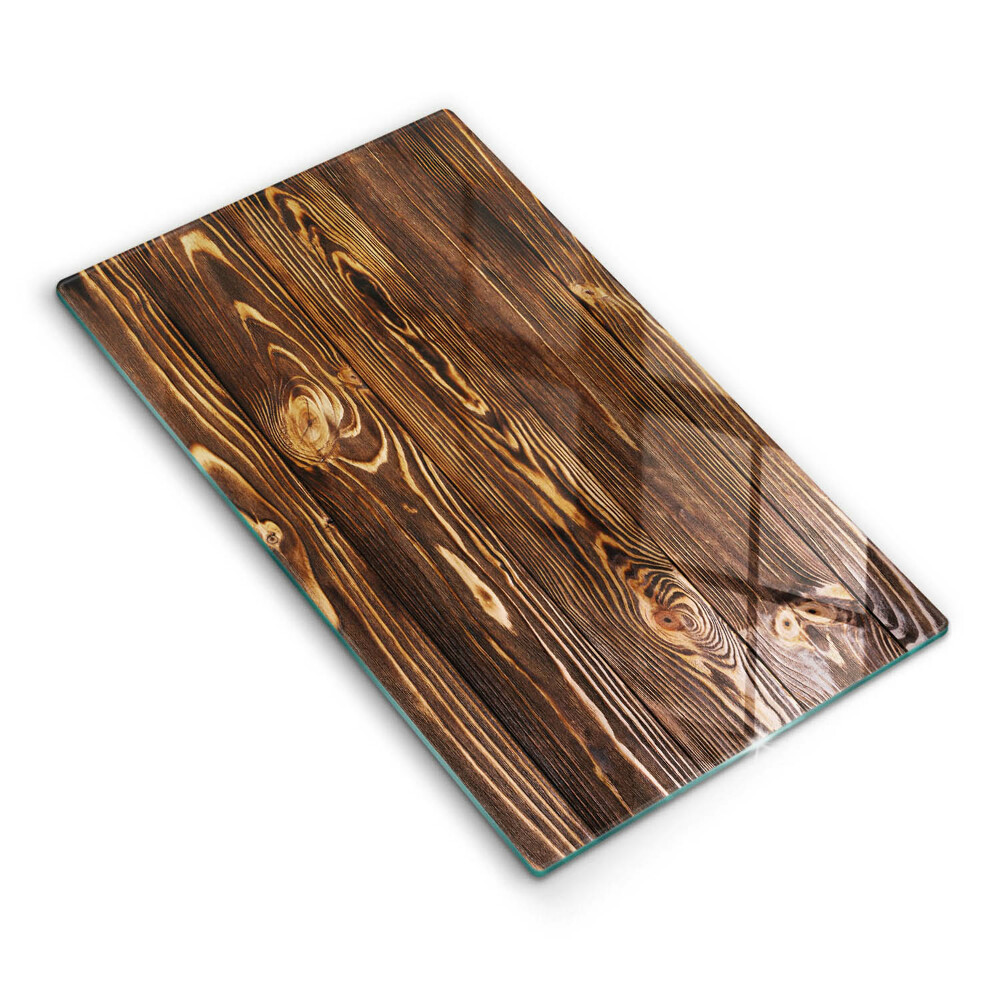 Protège plaque de cuisson Texture du bois