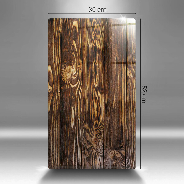 Protège plaque de cuisson Texture du bois