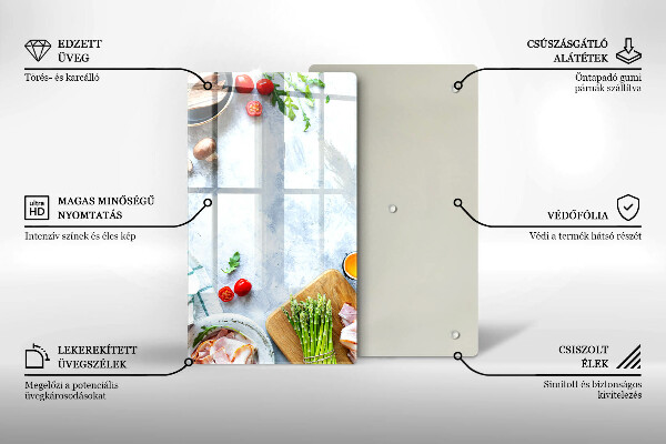 Protège plaque de cuisson Ingrédients en cuisine