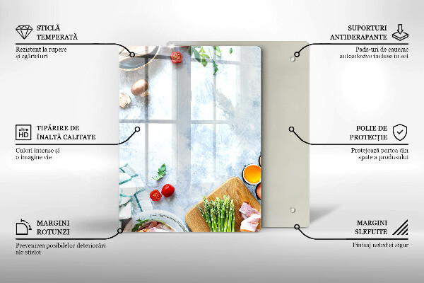 Protège plaque de cuisson Ingrédients en cuisine