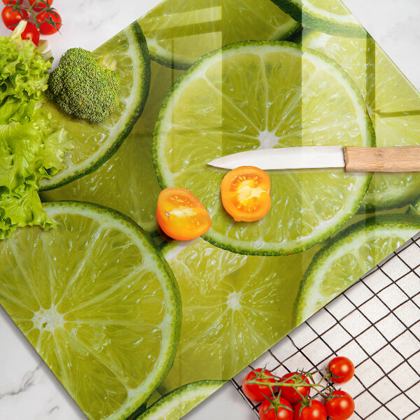 Protège plaque de cuisson Tranches de citron vert