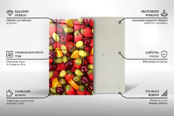 Protège plaque de cuisson Fruits d'été