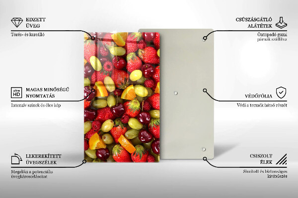 Protège plaque de cuisson Fruits d'été