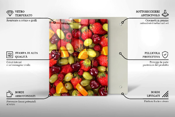 Protège plaque de cuisson Fruits d'été