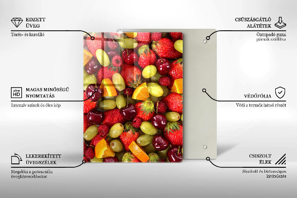 Protège plaque de cuisson Fruits d'été