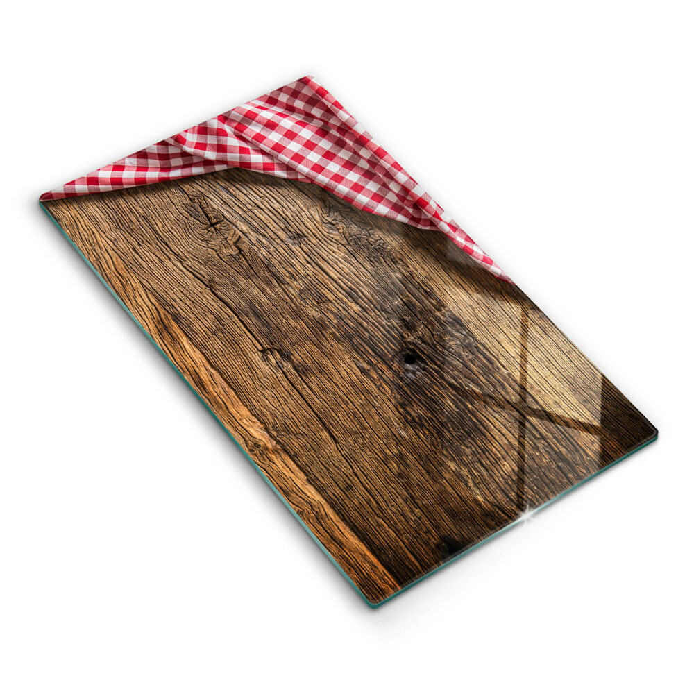 Protège plaque de cuisson Table en bois