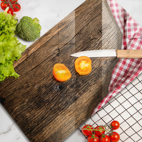 Protège plaque de cuisson Table en bois