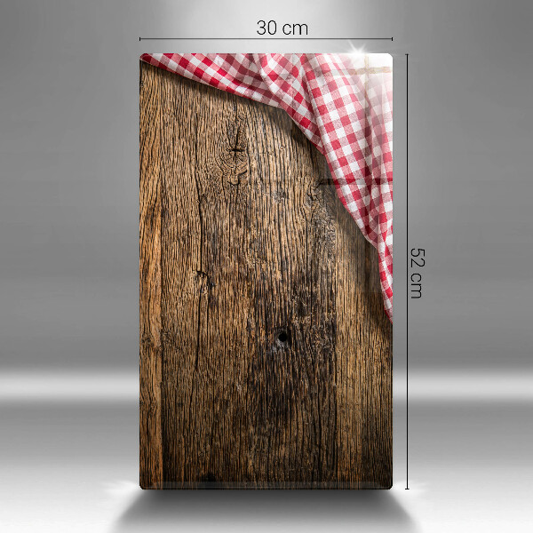 Protège plaque de cuisson Table en bois