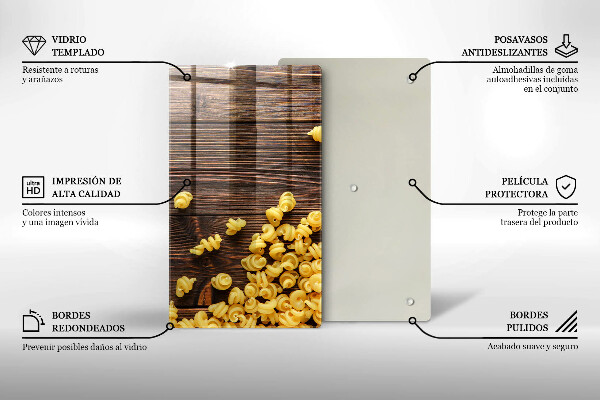 Protège plaque de cuisson Des pâtes sur la table