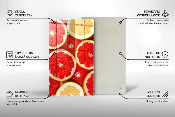 Protège plaque de cuisson Tranches de pamplemousse