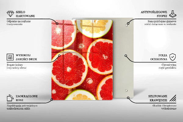 Protège plaque de cuisson Tranches de pamplemousse