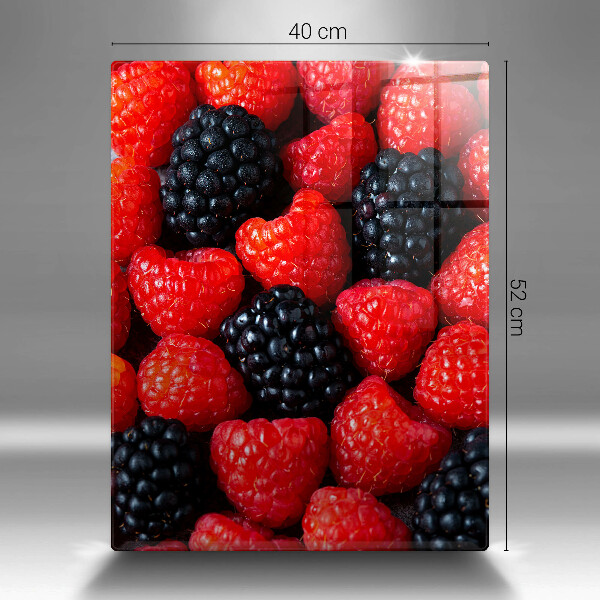 Protège plaque de cuisson Framboises et mûres