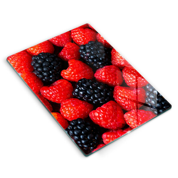 Protège plaque de cuisson Framboises et mûres