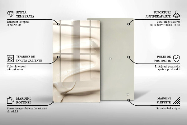 Protège plaque de cuisson Glace crémeuse