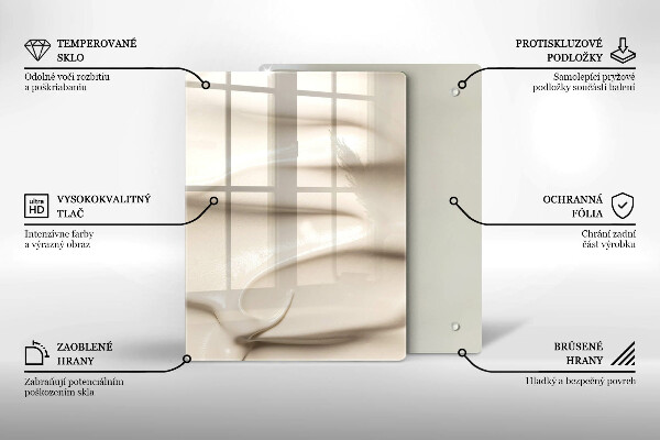 Protège plaque de cuisson Glace crémeuse