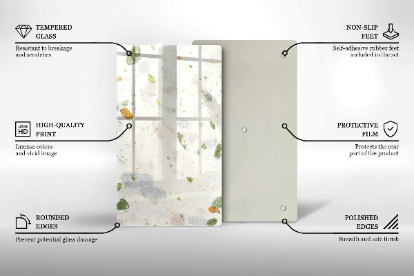 Protège plaque de cuisson Feuilles tombantes