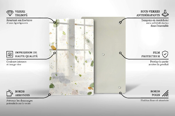 Protège plaque de cuisson Feuilles tombantes