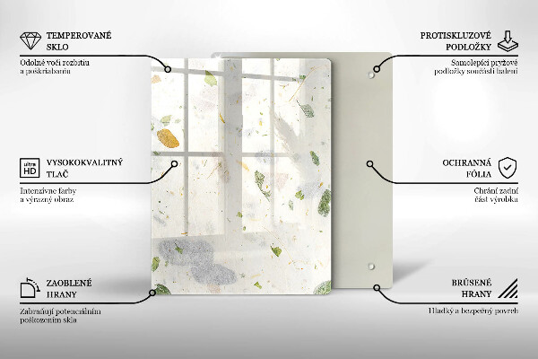 Protège plaque de cuisson Feuilles tombantes