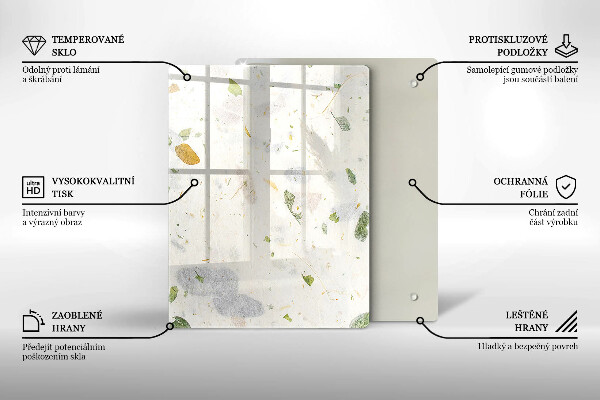 Protège plaque de cuisson Feuilles tombantes