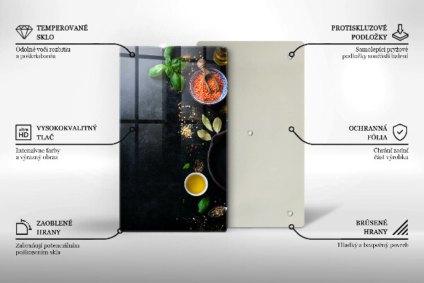 Protège plaque de cuisson Bols d'épices