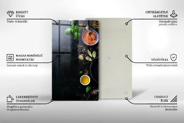 Protège plaque de cuisson Bols d'épices