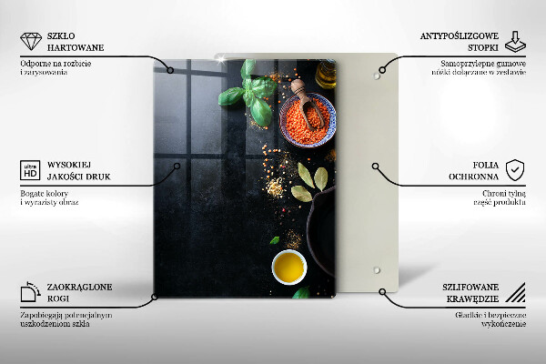 Protège plaque de cuisson Bols d'épices