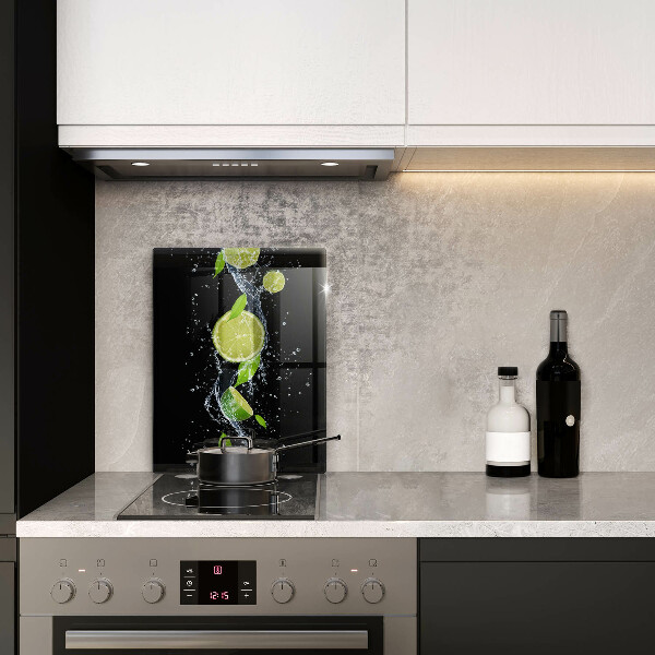 Protège plaque de cuisson Limes juteuses dans l'eau