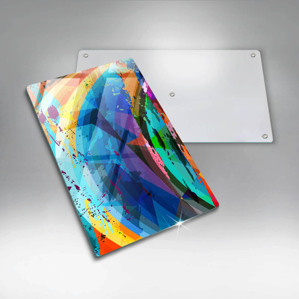 Protège plaque de cuisson Taches de peinture colorées