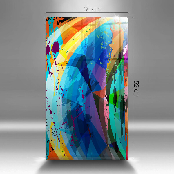 Protège plaque de cuisson Taches de peinture colorées