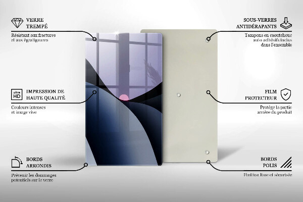 Protège plaque de cuisson Formes abstraites