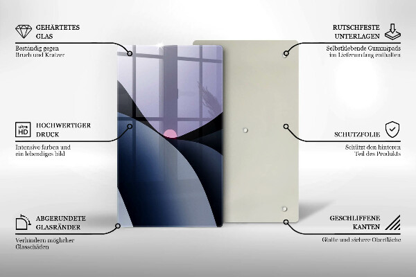 Protège plaque de cuisson Formes abstraites