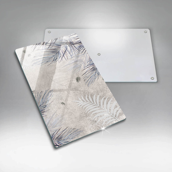 Protège plaque de cuisson Feuilles subtiles