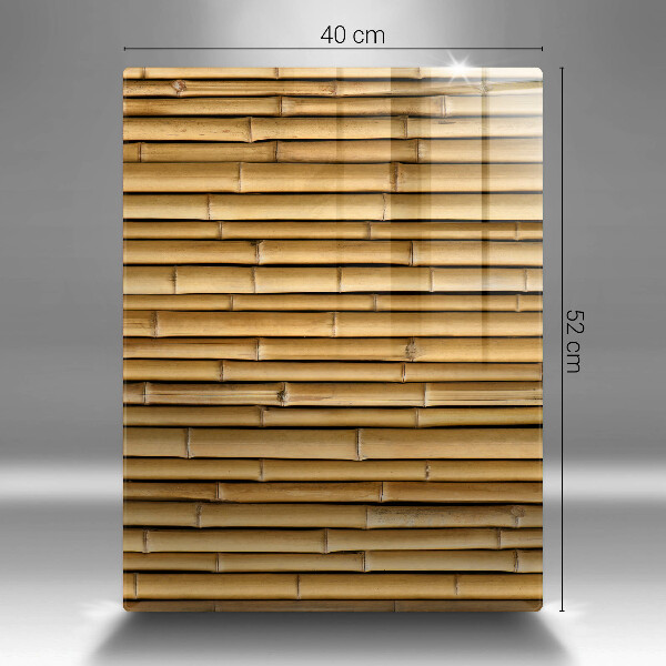 Protège plaque de cuisson Bambou bohème nature