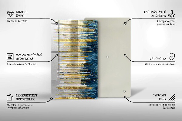 Protège plaque de cuisson Abstraction du concepteur
