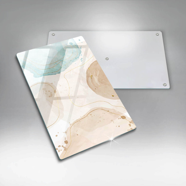 Protège plaque de cuisson Taches bohèmes et or