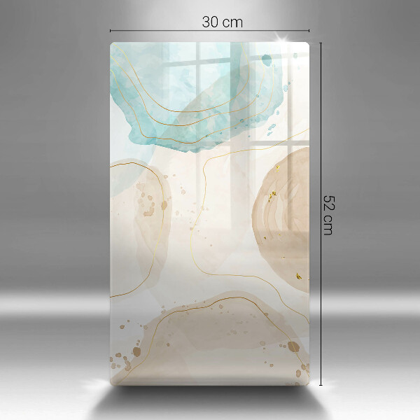 Protège plaque de cuisson Taches bohèmes et or