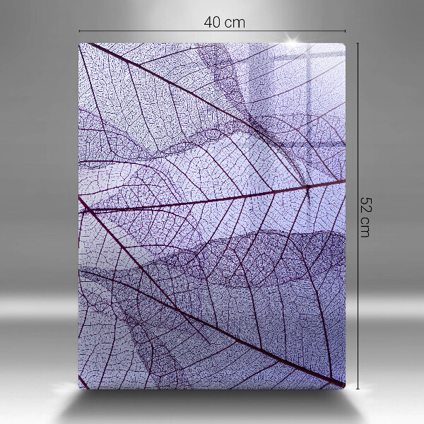 Protège plaque de cuisson Feuilles veinées